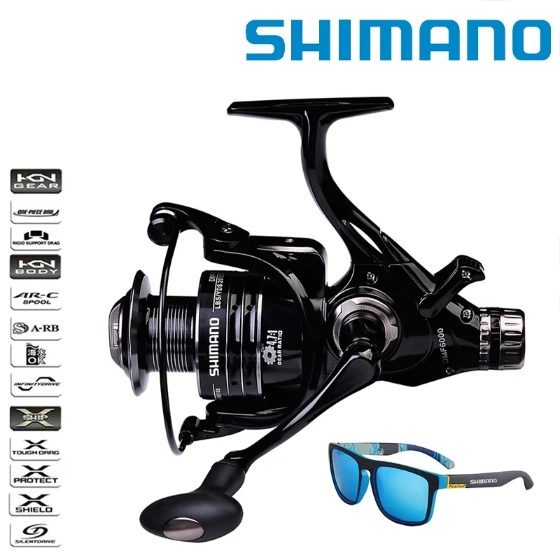

SHIMANO Fishing Reel Front&Rear Unloading Rotating Reel 19KG Max Drag