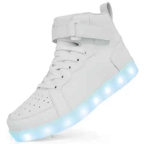 Криativ высокий каблук Usb светодиодная обувь светящиеся кроссовки теннисные светодиодные тапочки детская модная светящаяся обувь светодиод...