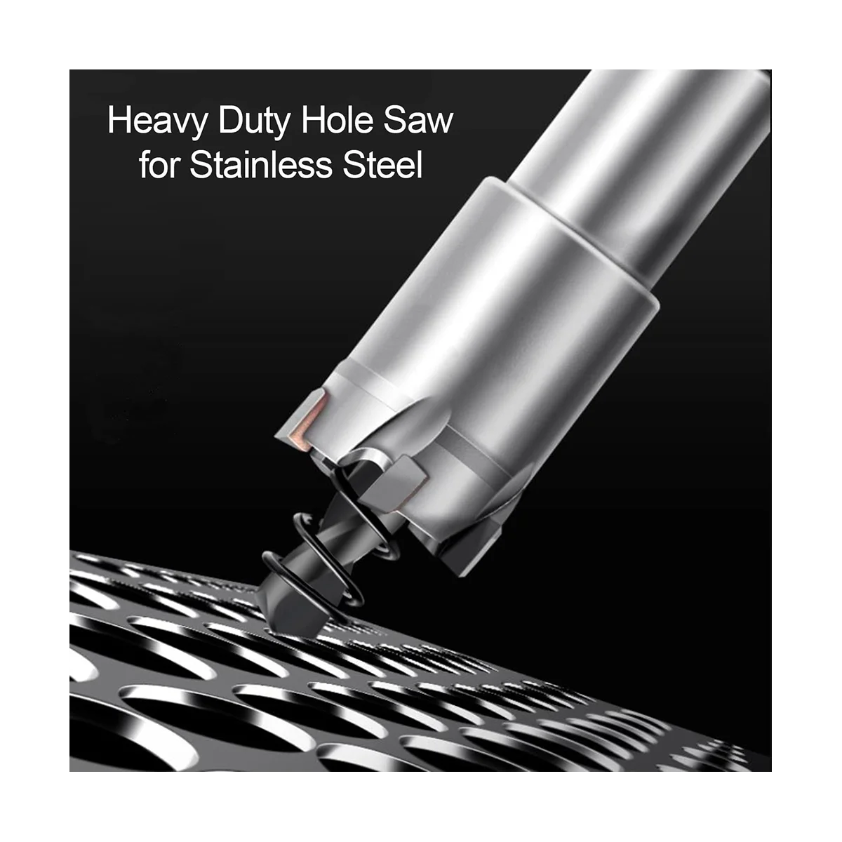 Набор отверстий для пилы из карбида вольфрама 1/2-2-1/8 дюйма металла нержавеющей