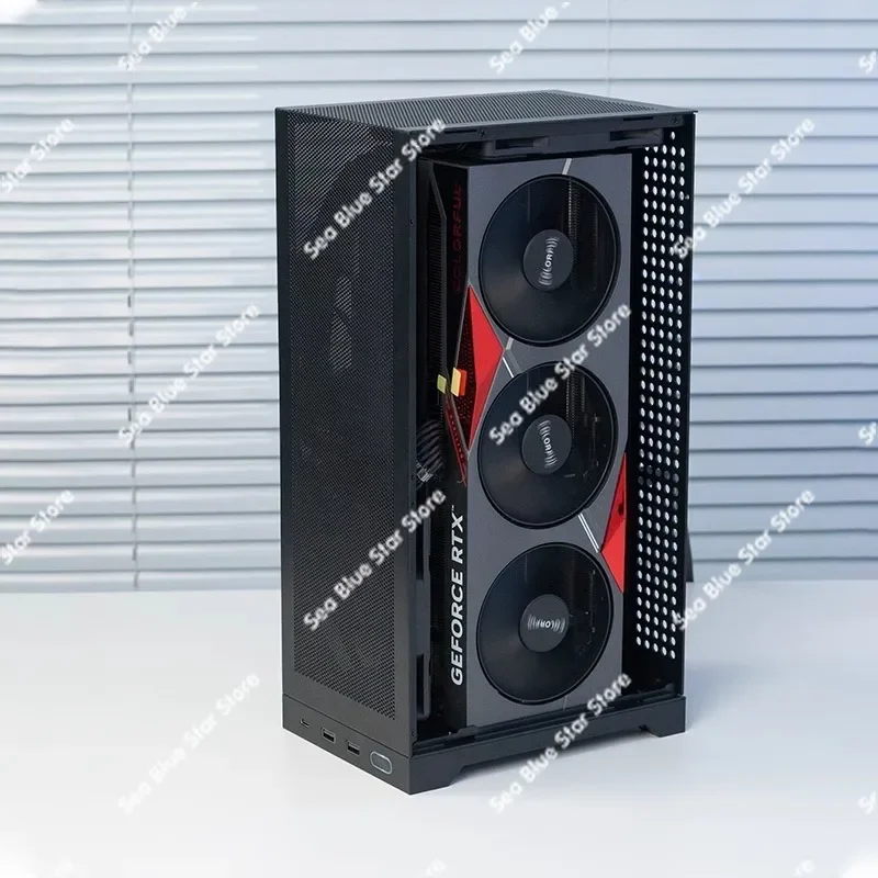 Фото Вертикальный портативный портативный настольный основной корпус ITX TYPECmini Super Mini №3