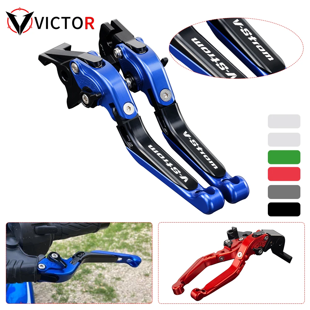 

For SUZUKI V-Strom V Strom DL650 DL 650 Vstrom XT 2011-2022 2021 2020 Motorcycle Accessories CNC Adjustable Brake Clutch Levers