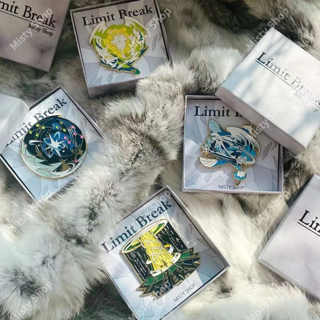 

Anime Final Fantasy XIV FF14 Metal Badge Souvenir Button Brooch Pin Cartoon Medal Clothing Decor Cosplay Gifts