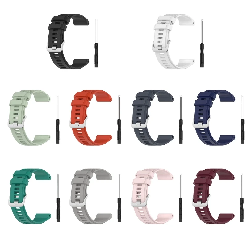 

Силиконовый ремешок, совместимый с умными часами GarminForerunnerG1, ремешок на запястье, сменный водонепроницаемый ремешок с защитой от пота