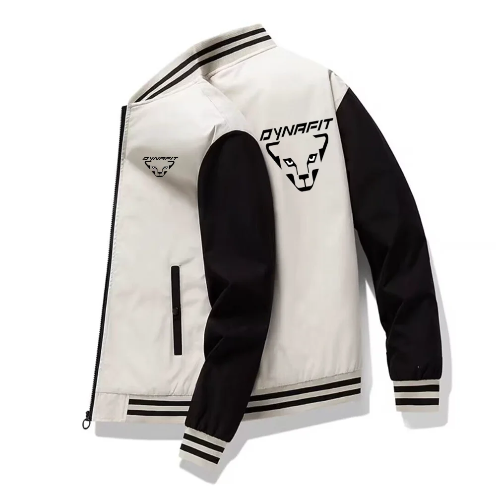 

DYNAFIT 2023 Men's Baseball Jacket Spring Fall Printed Trench Coat Men's Street Wear Fashion Slim-Fit Bomber Jacket Men's Colleg