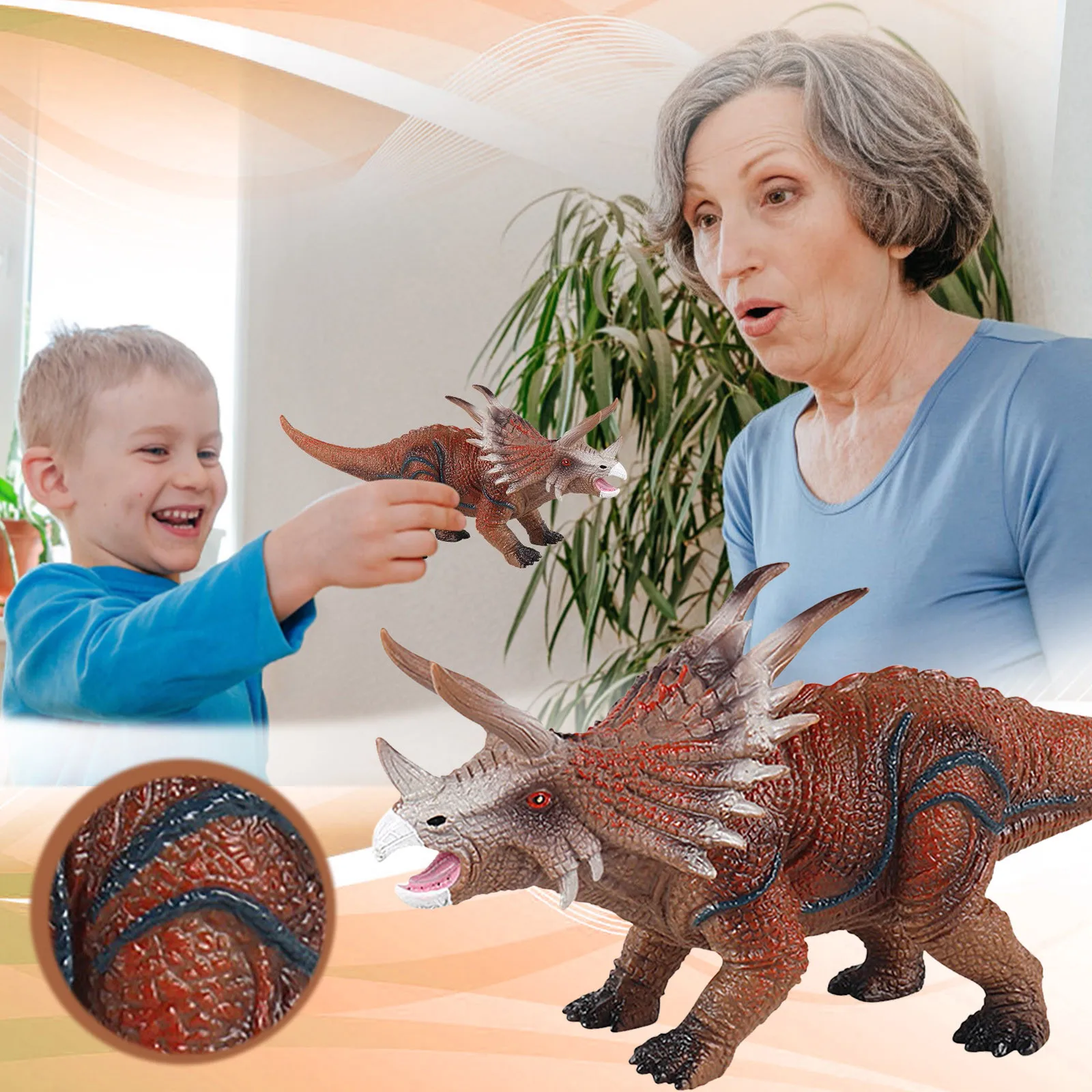 

Snake Eyes Action Figure Classified Simulation Dinosaur Toy Animal Model Toys Figures Exercise Dinosaur h for Boys Sound