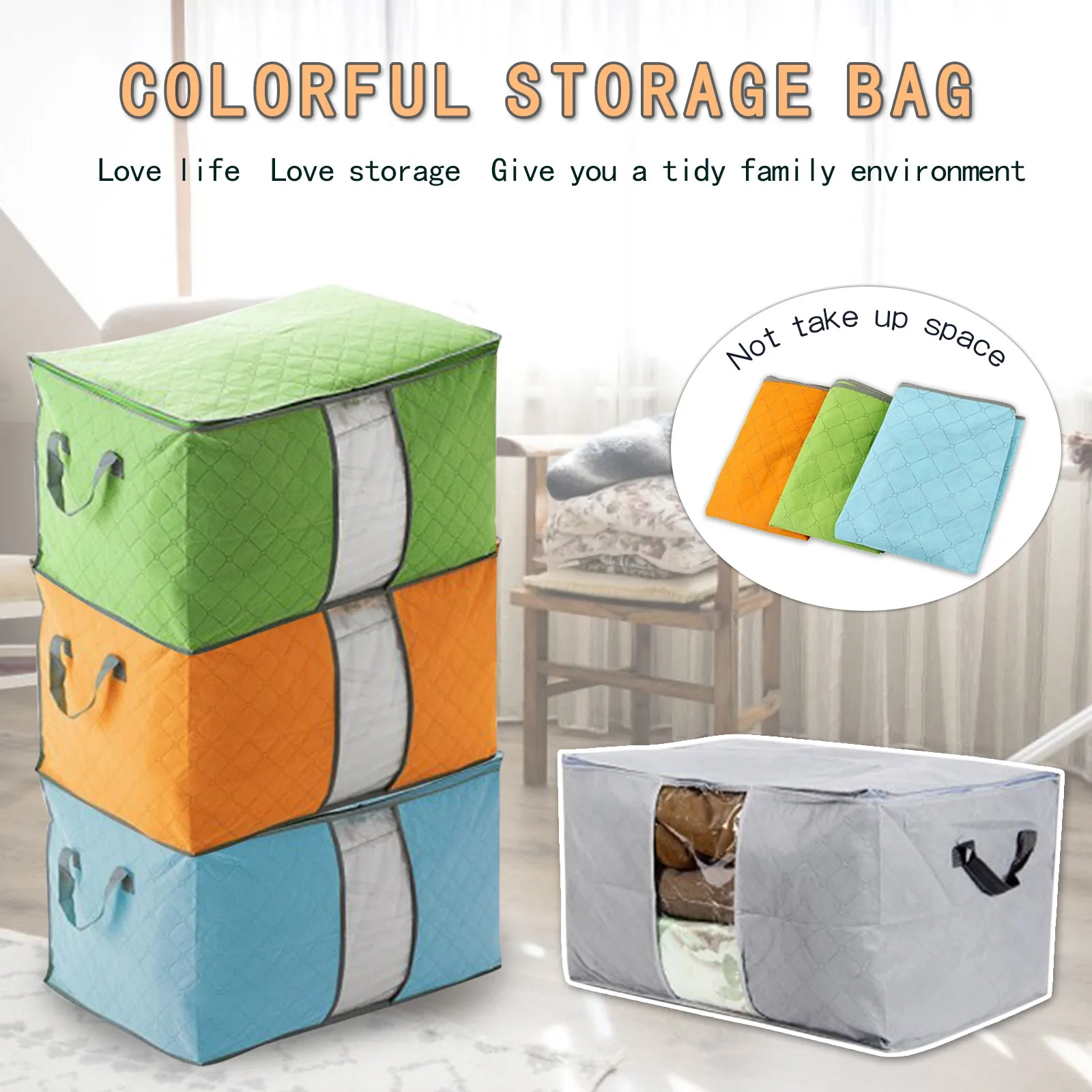 

Storage for Small Rooms Storage And Bags Handles Window Clear With Strengthened Organizer Container Housekeeping & with