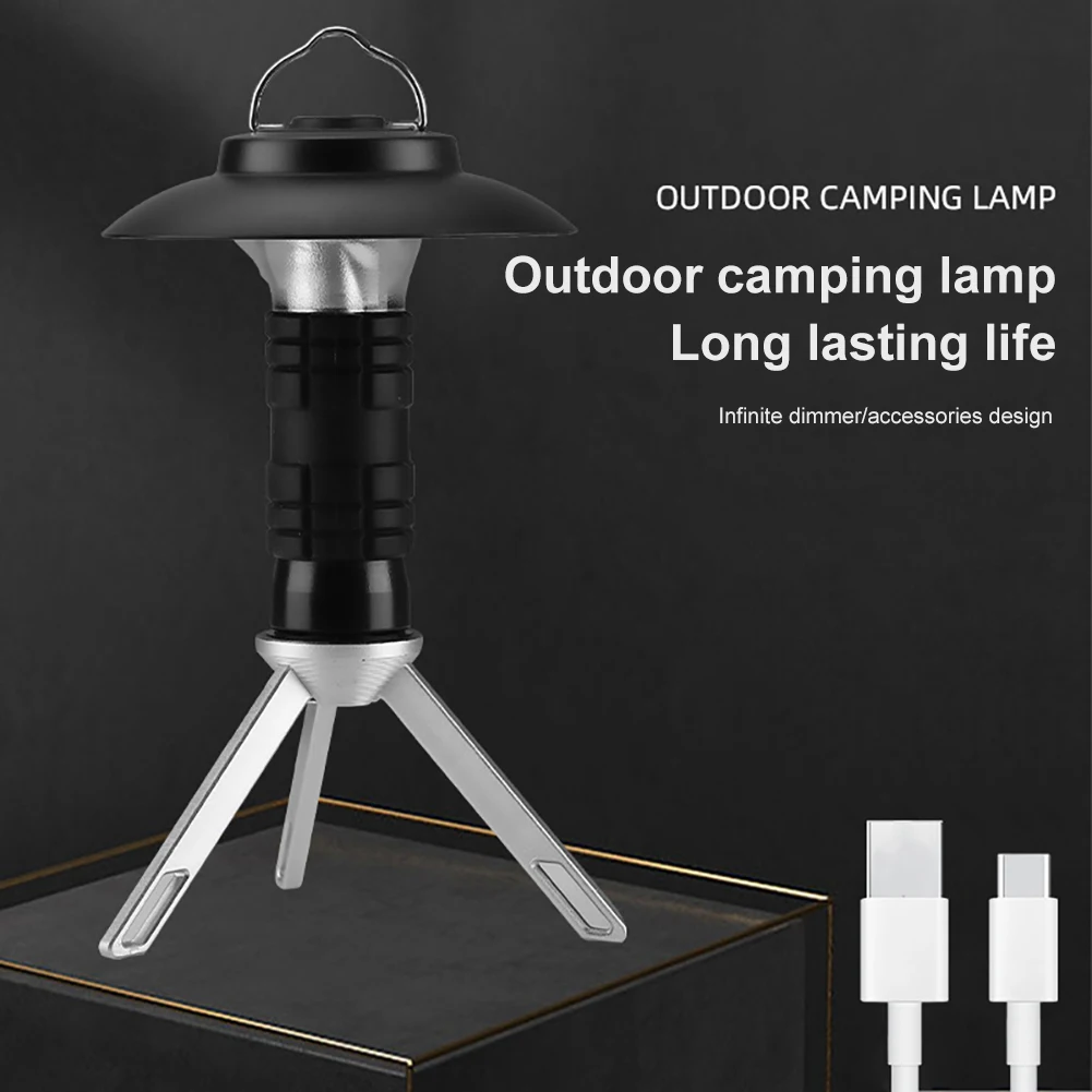 

Portable Camping Light With Magnetic USB Rechargeable Built-In Battery Camping Lantern Outdoor Led Flashlight Tent Camp Supplies