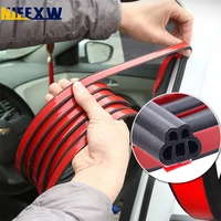 double layer car door rubber seal strips auto sealing stickers for window engine cover door trunk sound insulation weatherstrip