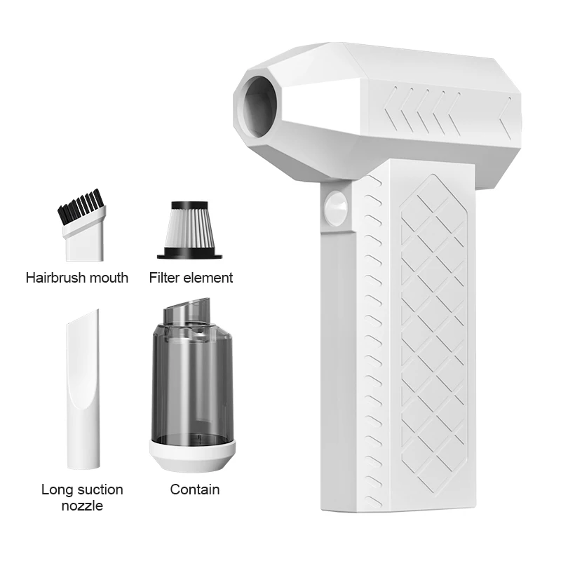 

Насильный вентилятор 200000 Мощный воздуходувка в минуту, пылесос, зарядка типа C, сильный ветер, 53 м/с, бесщеточный турбоструйный вентилятор, вентилятор