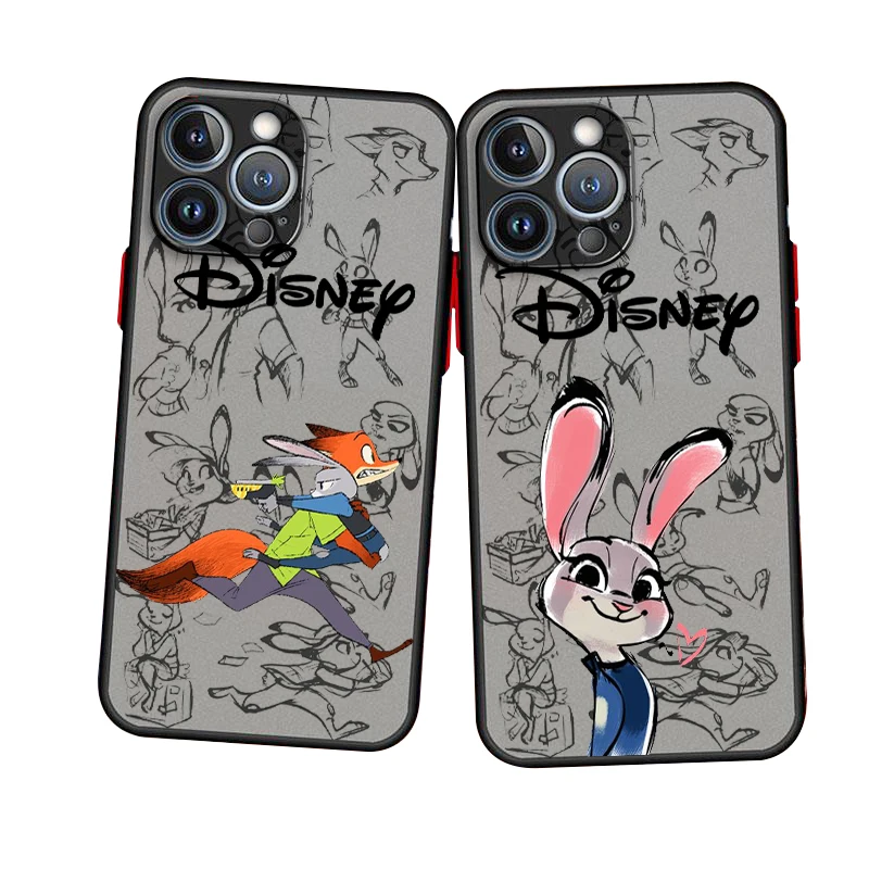 Фото Чехол для телефона Zootopia Judy с героями Диснея для iPhone 15 14 13 12 Mini 11 XS Pro Max X XR 8 7 6 Plus №2