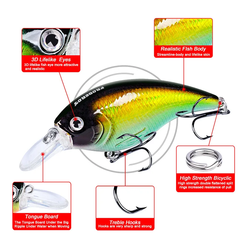 17 г-9 см наживка с крючком приманка для рыбной ловли воблеры жесткая в виде