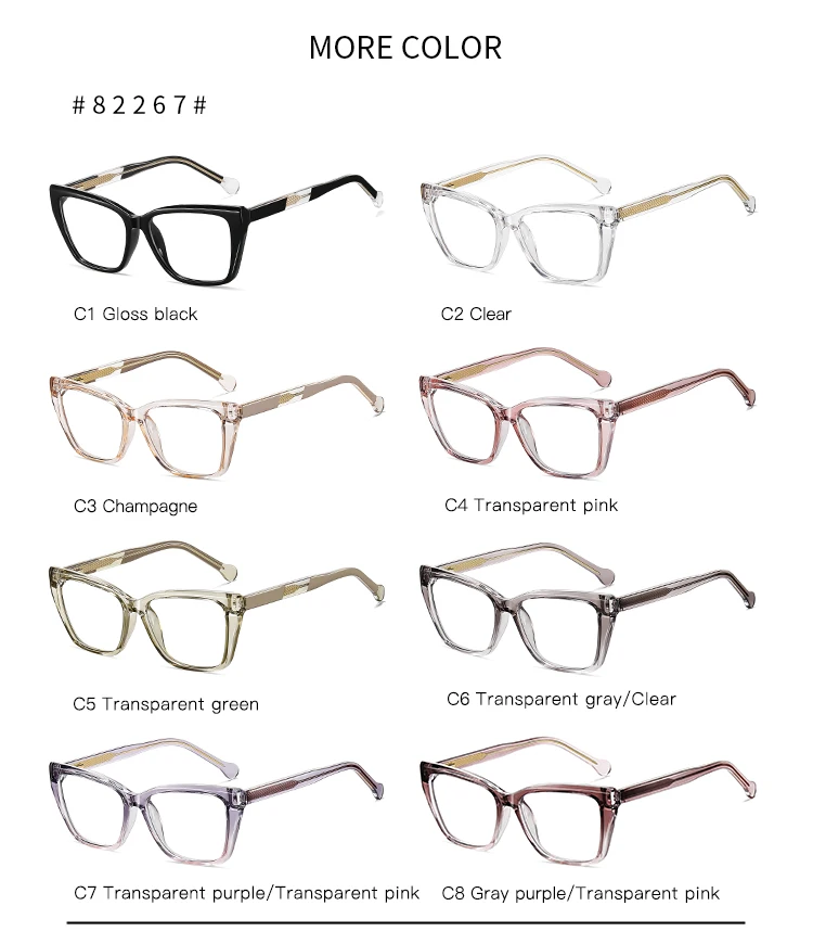 Очки BEMORE Cat Eye с защитой от синего света для женщин, оптические линзы для чтения с возможностью индивидуальной коррекции по рецепту (art.: 3920dc2deb122) - 3920dc2deb122