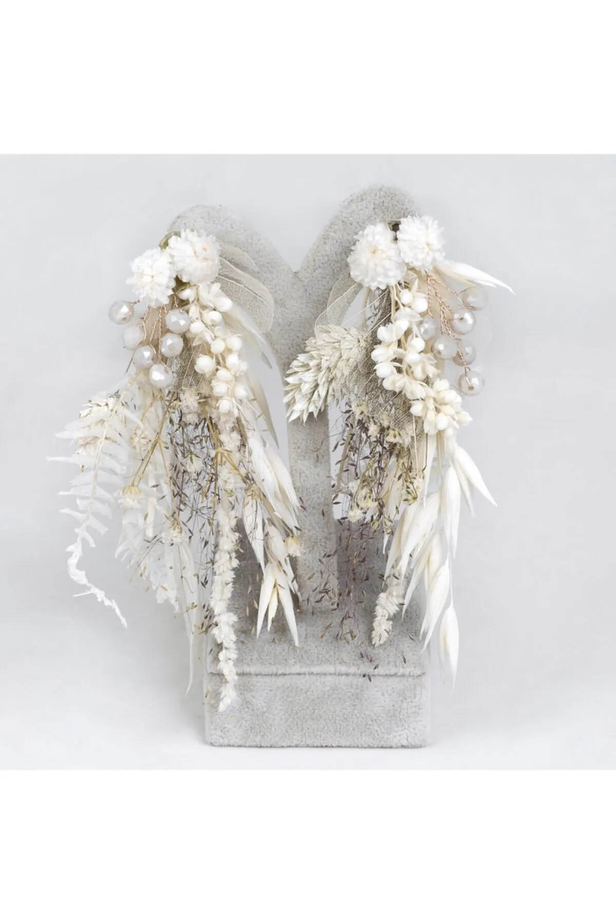 

Bridal Accessories Bridal Earring Made Of Flowers Wedding Handmade For Bride And Bridesmaids