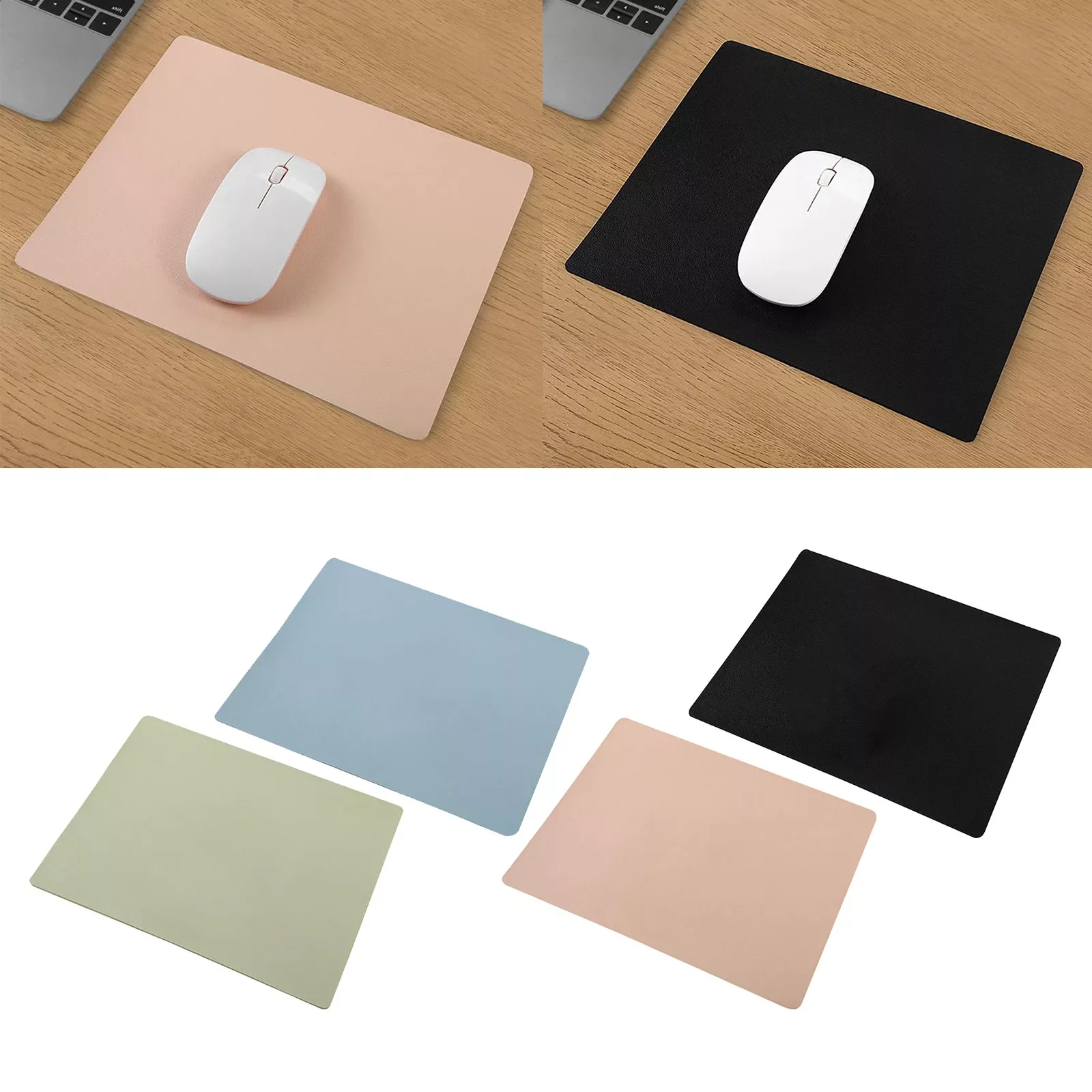 

PU Leather Mice Mouse Pad Waterproof Mat Pad Mousepad for PC Computer New
