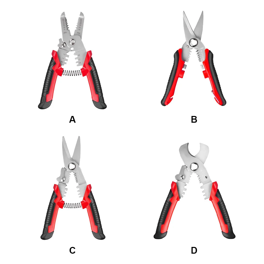 

Wire Strippers Pliers Scissors Non-slip Crimper Craftsman Hand Tool