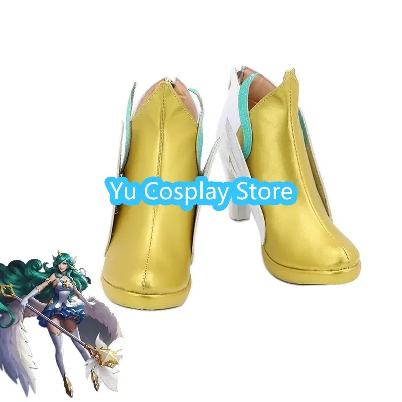 Обувь для косплея LOL Star Guardian Soraka женская обувь Хэллоуина