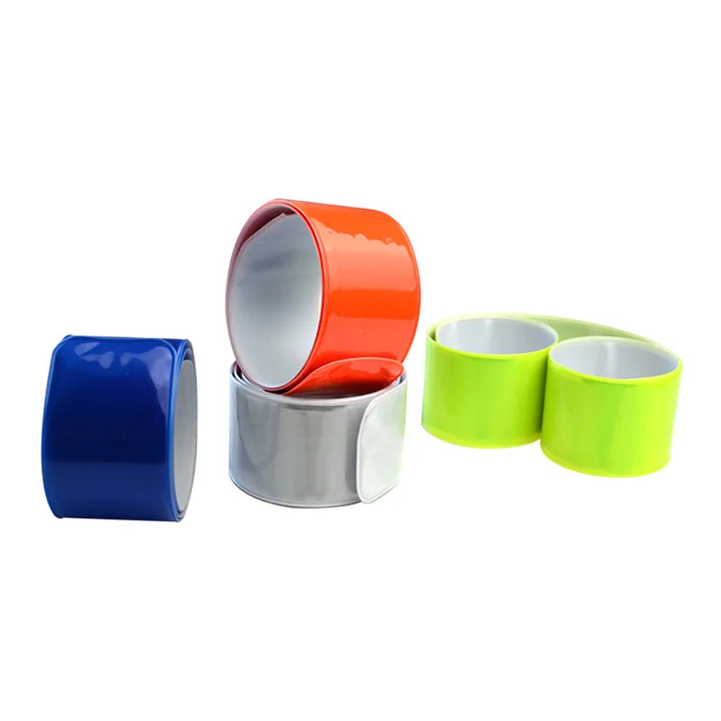 

1Pc 40*3cm Reflective Night Safety Slap Wrap Band Ankle Leg Jogging Wrist Arm Cycling Bicycle Tools