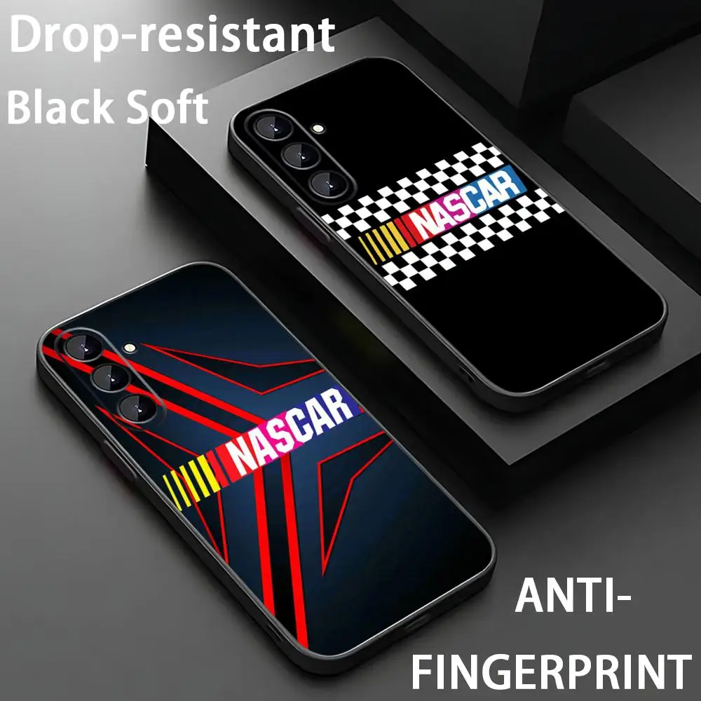Фото Чехол для телефона N-nascarES Trend для Samsung Galaxy S26 S25 S24 S23 S22 S21 Plus Ultra Fold, мягкий, черный. №1
