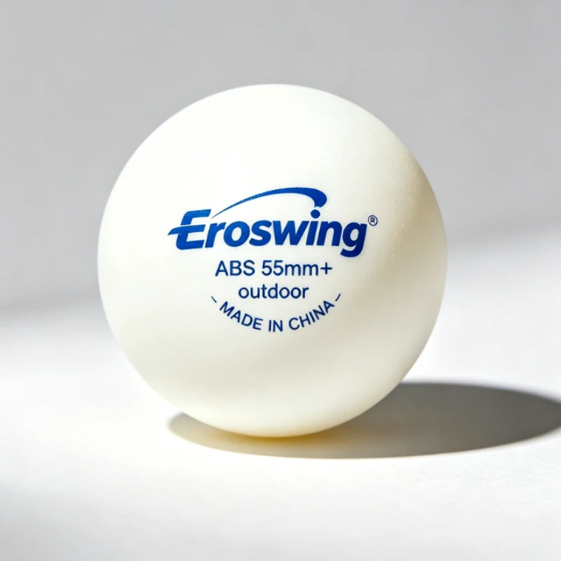 Фото Мячи для настольного тенниса Eroswing 55 мм+ из ABS-пластика, сшитые, для улицы, увеличенного размера, прочные, высокопрочные, 5/10/20/50 шт. №2