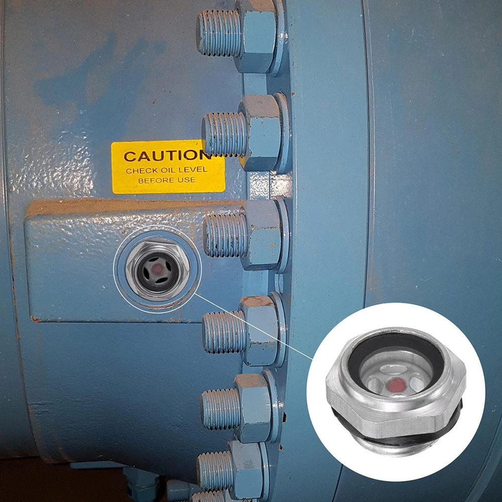 

Strong Bending Strength Oil Level Sight Glass 1/2\\\" Thread Size 17mm / 0.67\\\" Overall Height 26mm / 1.02\\\" Hex Width