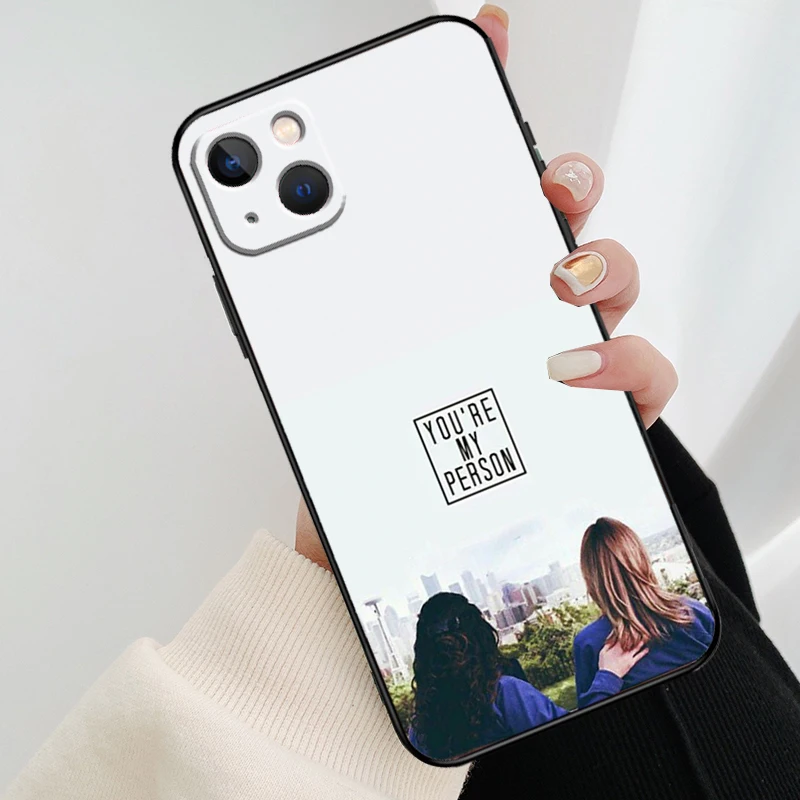 Greys Anatomy You're My Person Phone Case For iPhone 11 12 13 14 Pro XS Max Mini Cover For iPhone X XR 6 7 8 Plus Back Case images - 6