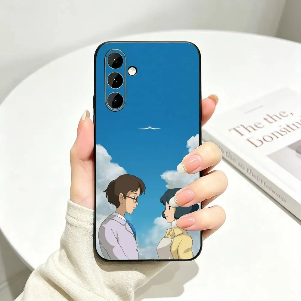 Фото Черный мягкий силиконовый чехол для телефона Classic Anime T-The Wind Rises для Samsung Galaxy A73, A42, A72, A70, A53, A52, A51 №3