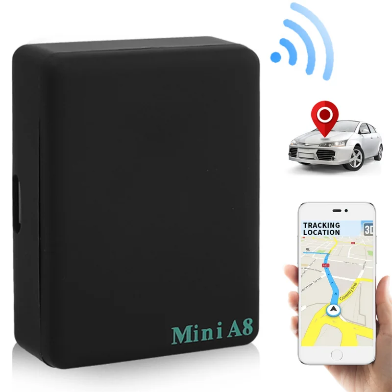 

Mini A8 Locator GPS Tracker Car Tracking Real Time Gps Tracker Positioner with SOS Button for Cars Kids Pets Anti-lost Locator
