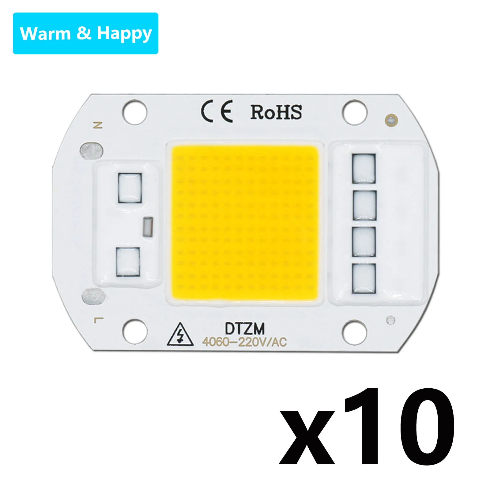 

Светодиодный прожектор 50 Вт теплый белый warm and happy