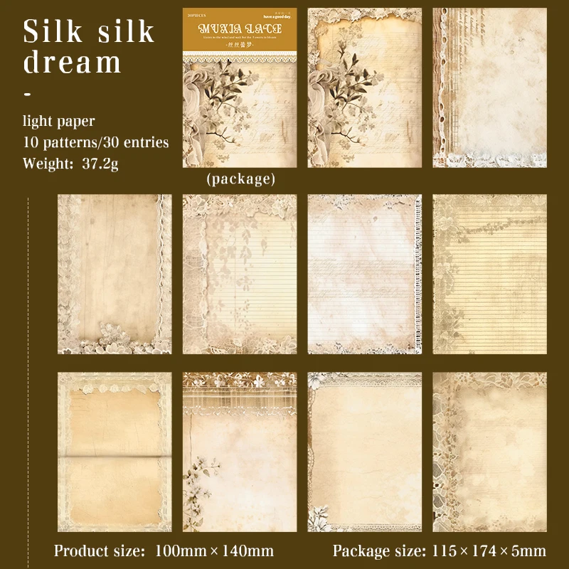 

Yoofun Кружево для рукоделия 30 листов