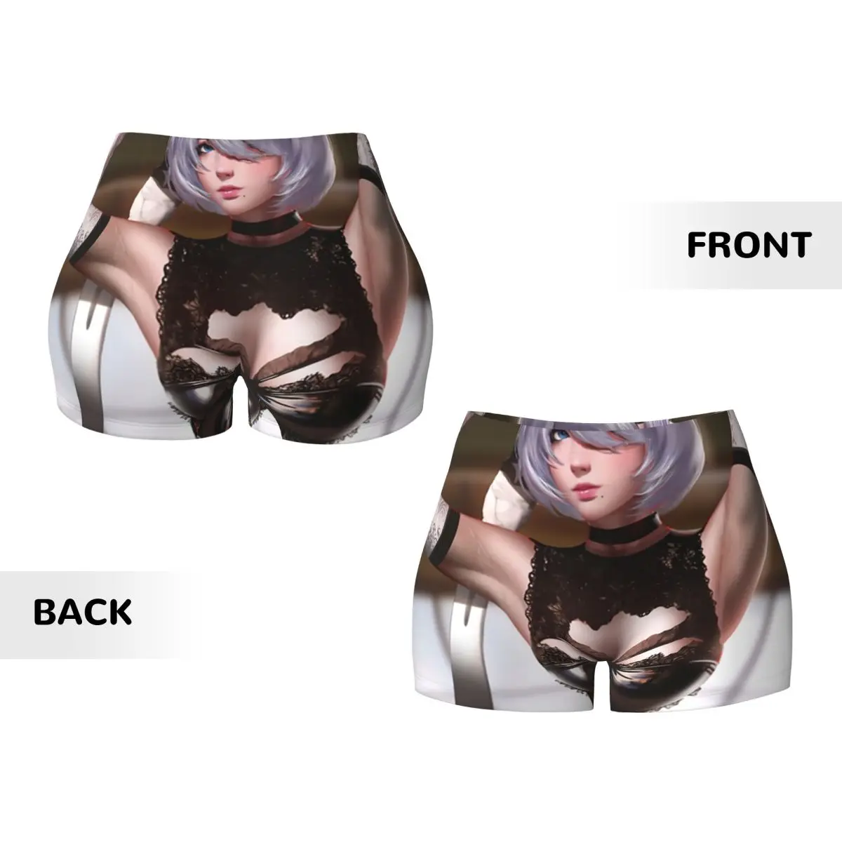 Женские шорты Nier Automata в стиле аниме Hentai для девочек йоги сексуальные YoRHa 2B бедра