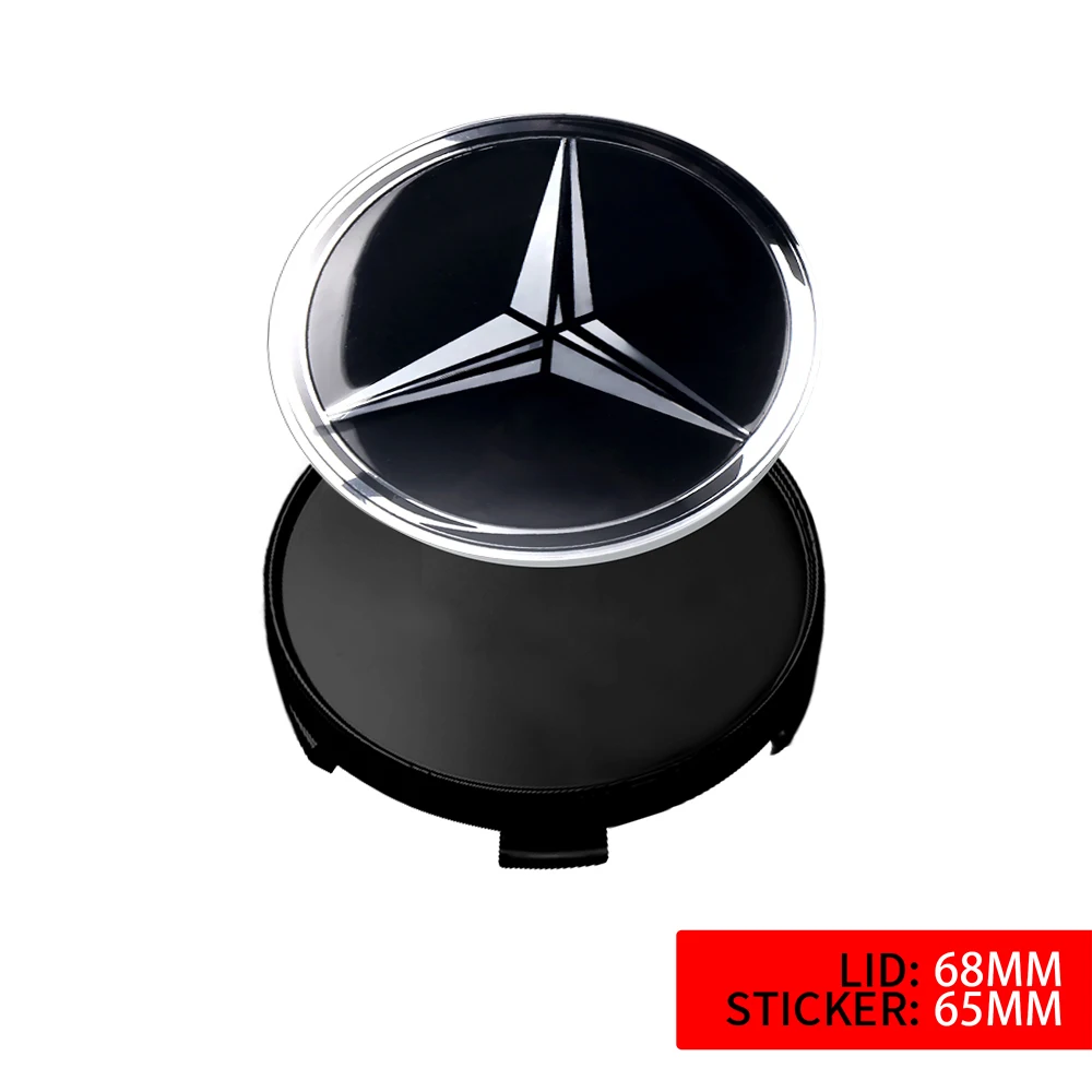 

4 шт. 60/63/68 мм колпаки для центральной ступицы колес автомобиля, чехлы для ободов шин для Mercedes Benz A B C E M R G S Class Exclusive W166 W212 W213 W176