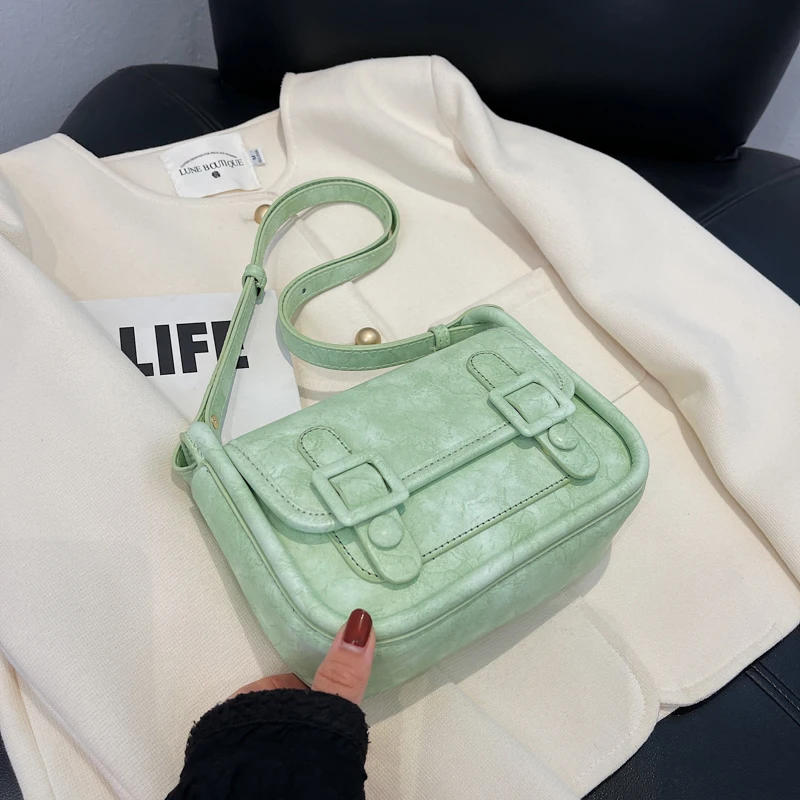 

HOCODO дизайнерская маленькая сумка через плечо с клапаном для женщин 2022 модный кошелек на плечо из искусственной кожи трендовые брендовые су...