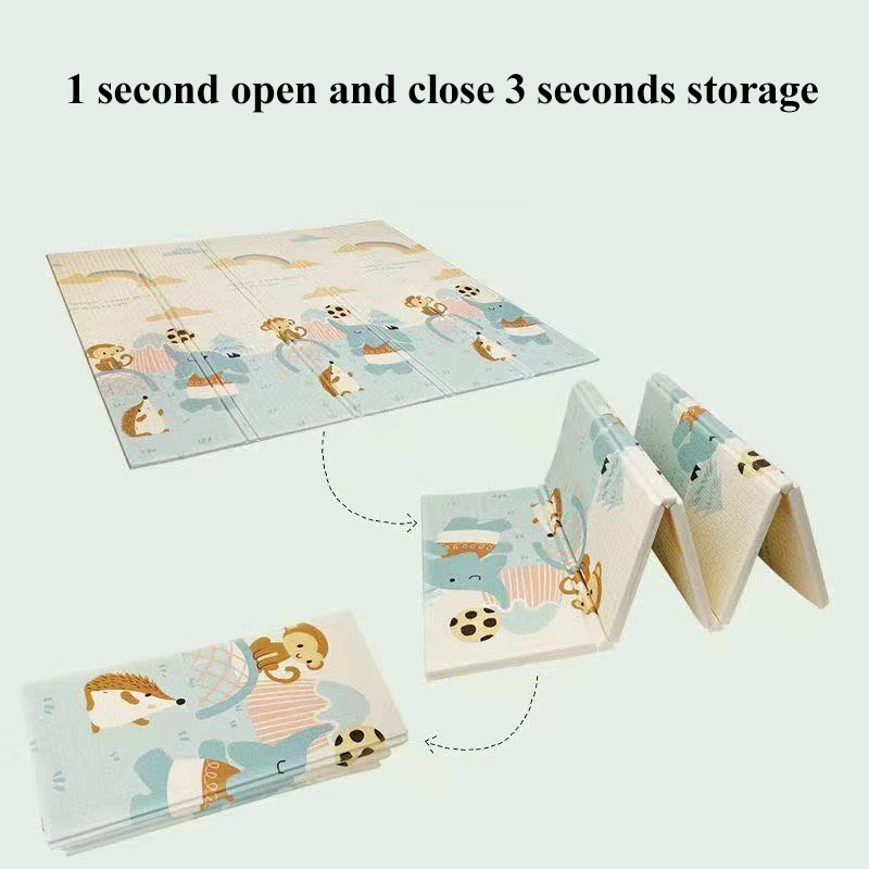 

A1*150*200cm Large Size Foldable Rug for Baby XPE Puzzle Children's Mat Baby Climbing Rug Baby Games Mats Toys for Children