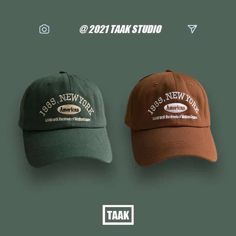 Кепка с вышивкой в американском стиле для мужчин и женщин винтажная модная