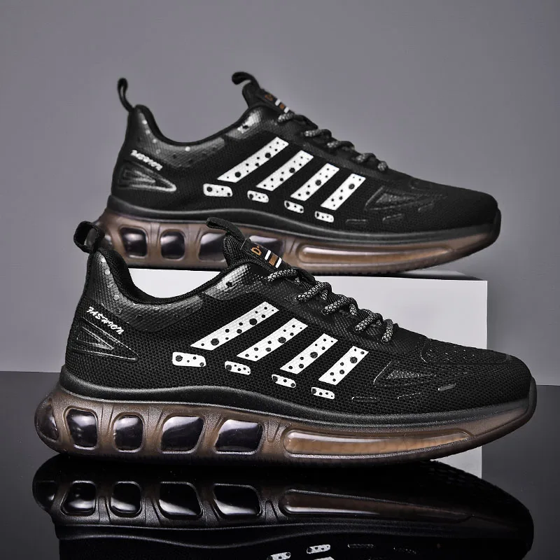 

Fashion Spring/Summer Breathable Men's Tenis Sneakers High Elastic Male Sport Running Shoes for Men Walking Footwear