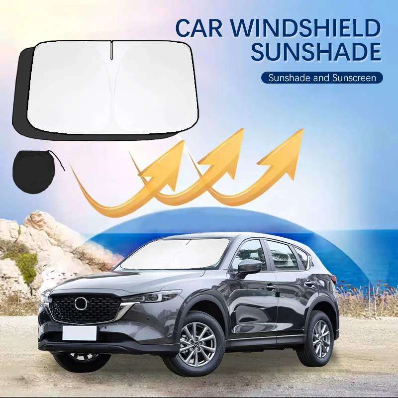 

Солнцезащитный козырек на окно автомобиля для MAZDA CX-5 CX5, солнцезащитный козырек, козырек на лобовое стекло, складная автозана с защитой от ультрафиолета