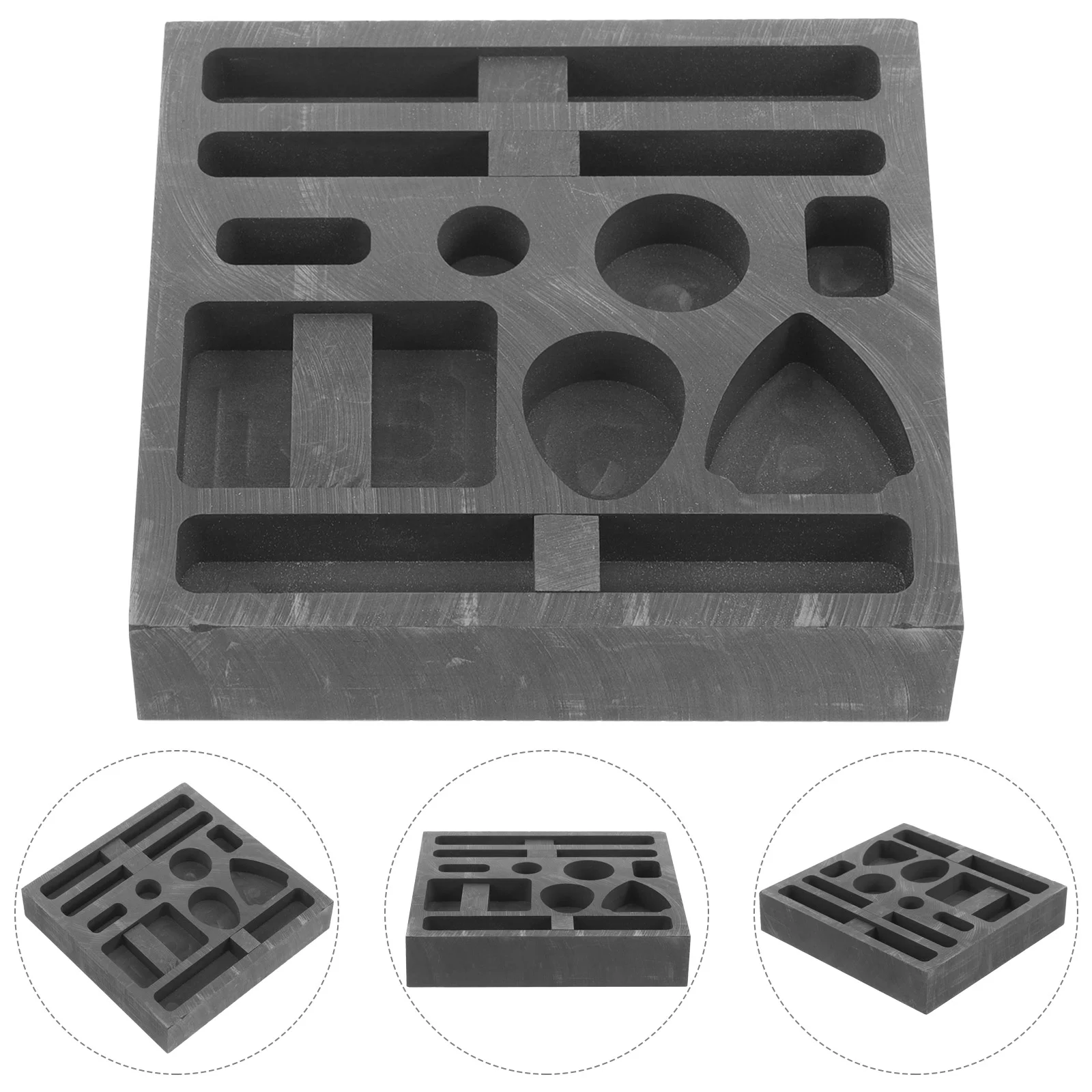 Форма для графитовых слитков многоразовая форма плавления графита литейная