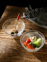 nordic creative glass bowl domestic sugar water birds nest dessert bowl transparent fruit salad cereal breakfast bowl