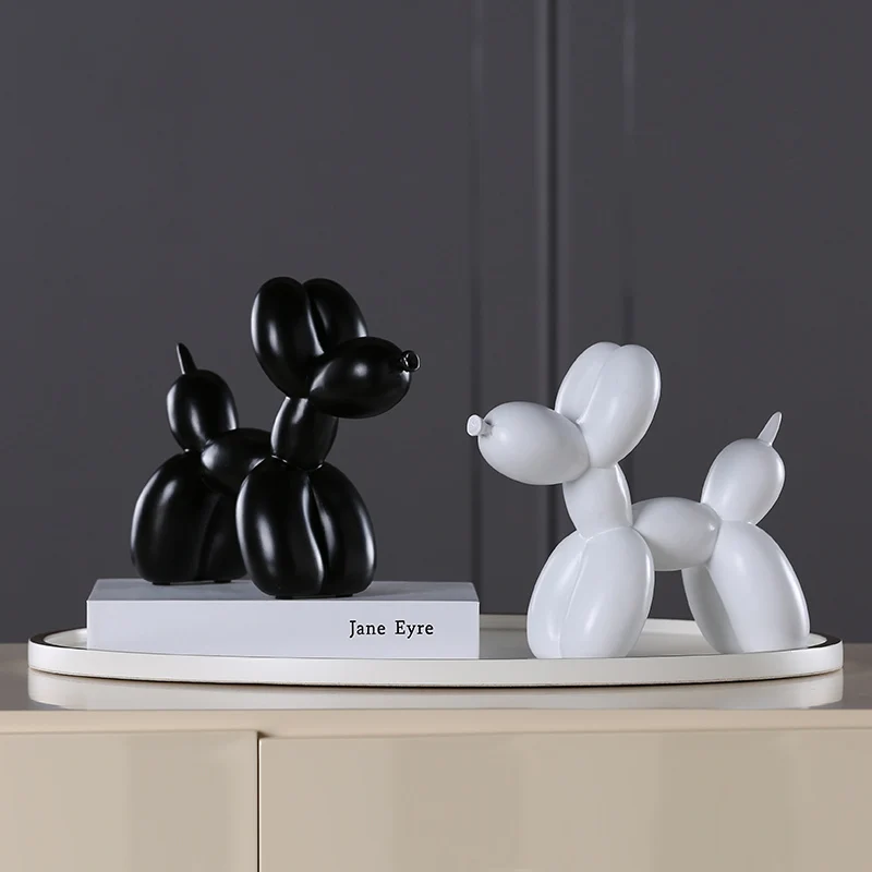 

MODERN BALLOON DOG FURNISHING ARTICLES CONTEMPORARY CONTRACTED HOUSEHOLD DESKTOP DECOR ANIMALS FIGURINES WEDDING GIFTS