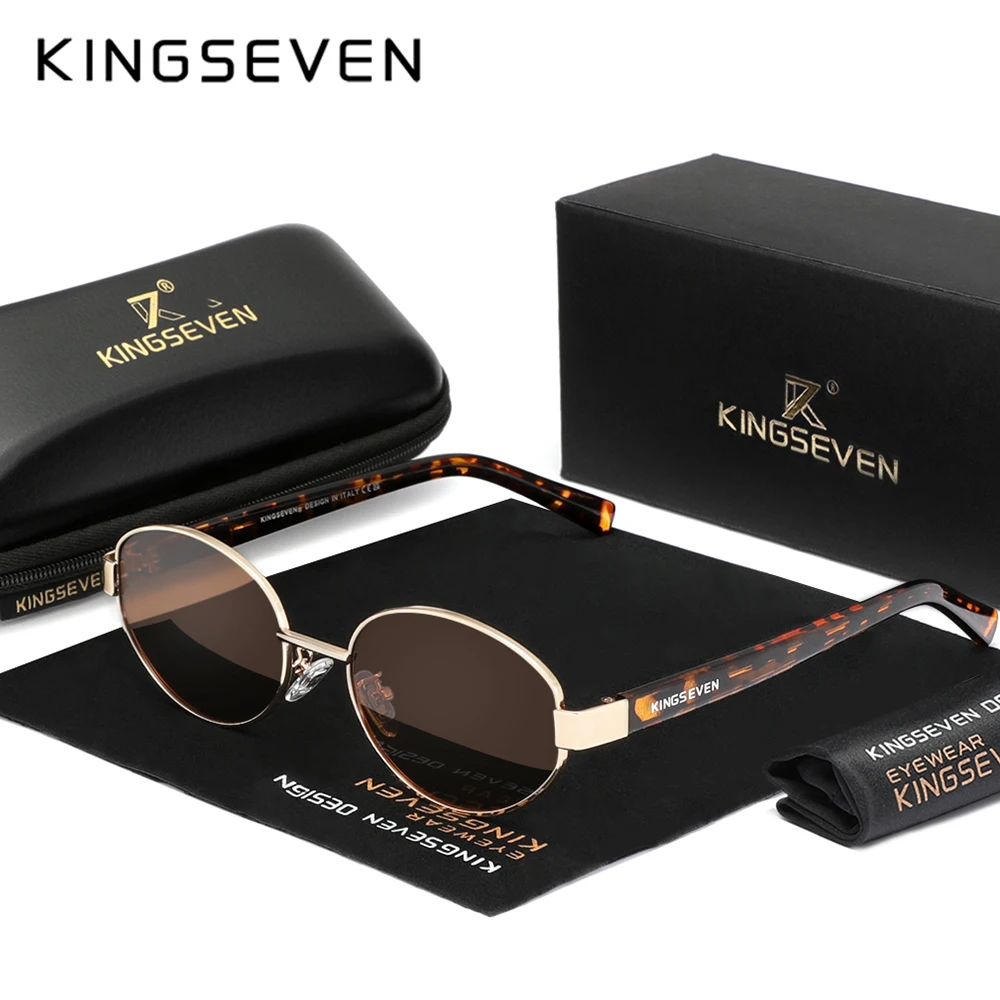 Солнцезащитные очки KINGSEVEN с защитой UV400 для мужчин и женщин модные солнечные