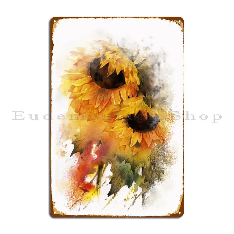 

Металлический плакат с подсолнухом, Настенный декор для бара, Забавный дизайн, настенная роспись, жестяной плакат