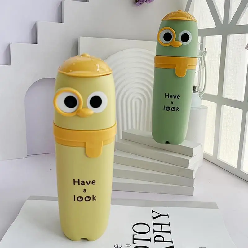 

Toothbrush Case New Cute Cartoon Camping Toothbrush Tube Box Portable Anti-dirty Brush Container For Traveling Business Trip