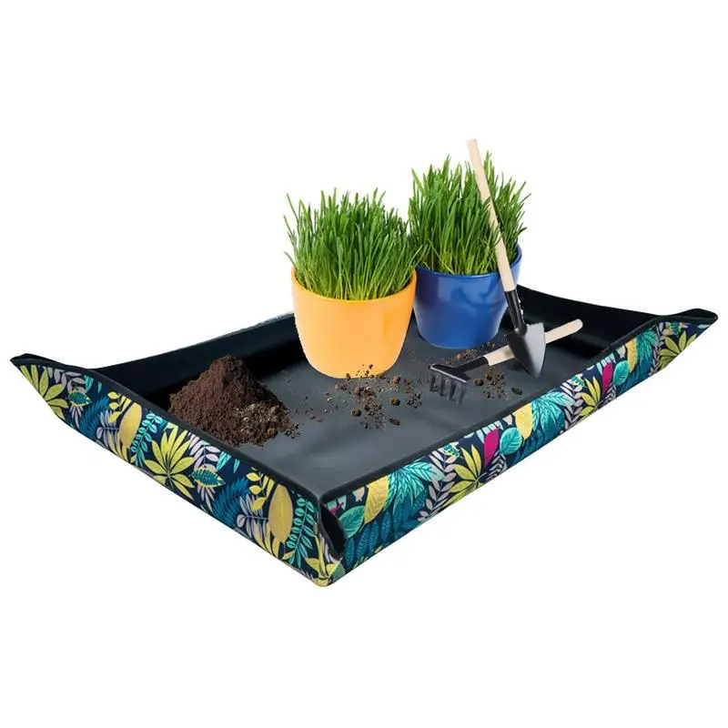 Коврик для горшка складной Толстый водонепроницаемый полиэтиленовый коврик