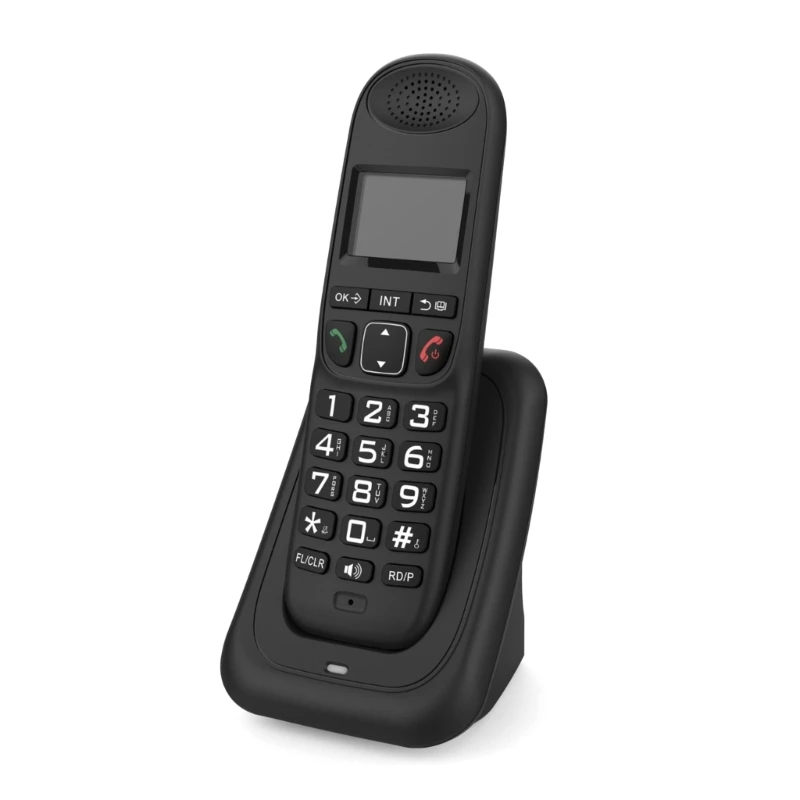 Беспроводной телефон D1003 с большим ЖК-дисплеем и хранилищем CallerID повторный набор