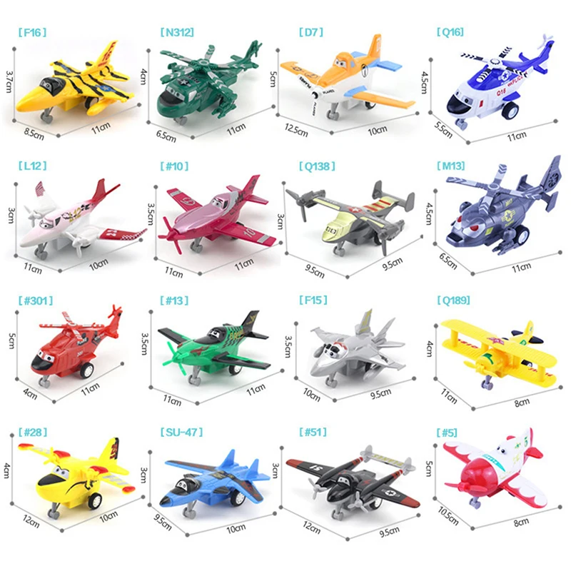 

1Pcs Pull Back Airplane Toys Boys Plane Playset Aircraft Helicopter Toy for Children Boys Gift