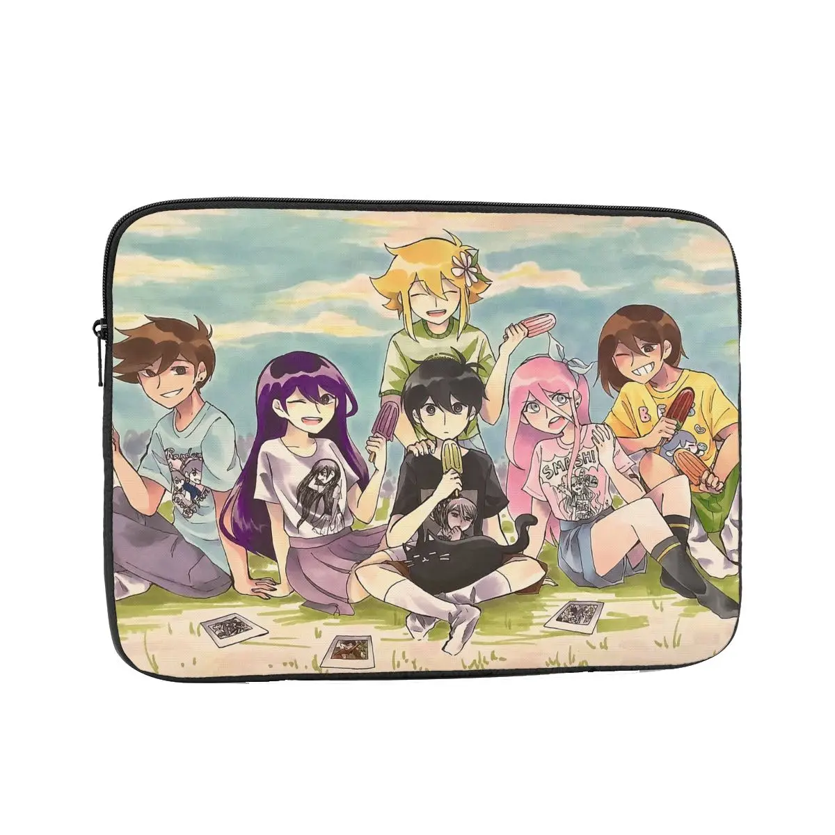 

Omori 12" 13" 15" 17" Laptop Sleeve Case Notebook Bag Case Sunny Aubrey Chibi Kel Hero Shockproof Case Bag