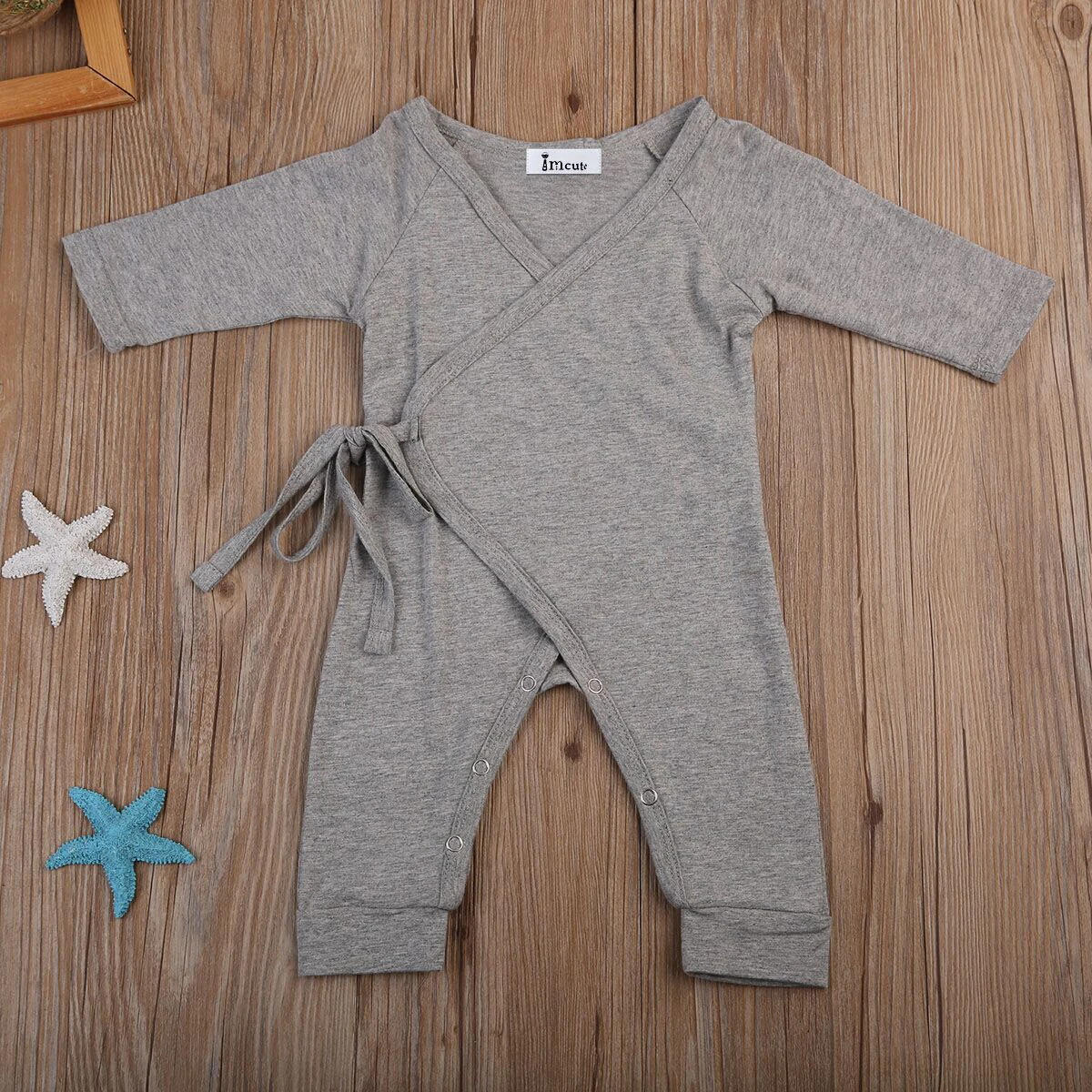 0-24M Baby Girl Clothes Boy Solid Color Back Wing Little Angel Romper Newborn Jumpsuit Infant Playsuit
