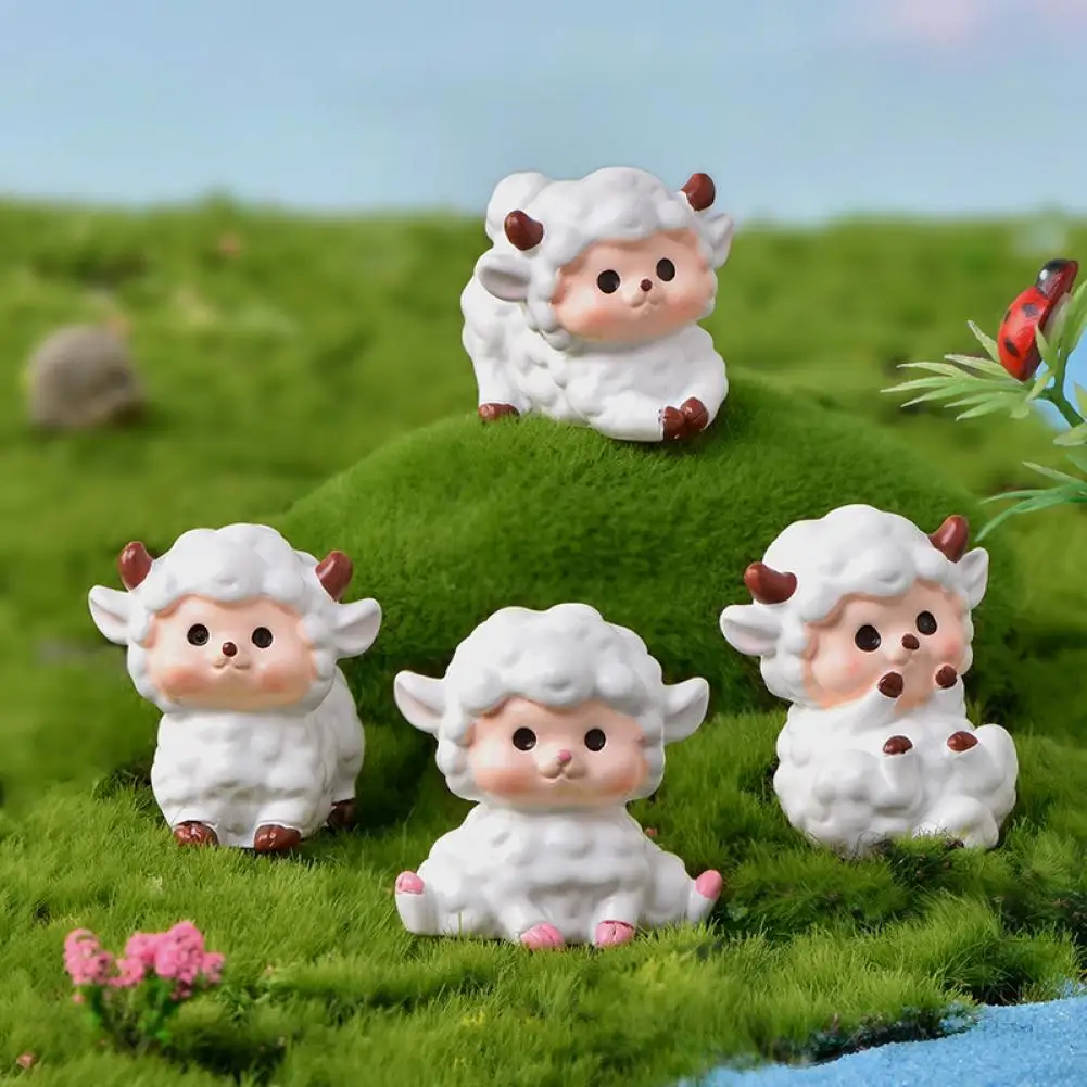 

Resin Ornament Beautiful Reliable Micro Landscape Ornament Animal Decoration Ornament Micro Landscape Miniature Statue