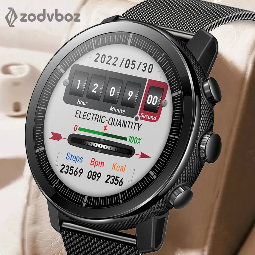 

2022 New Answer Call Smart Watch Men 300mA Full Touch Dial Call Fitness Tracker IP67 Waterproof Smartwatch Xiaomi Men +Box