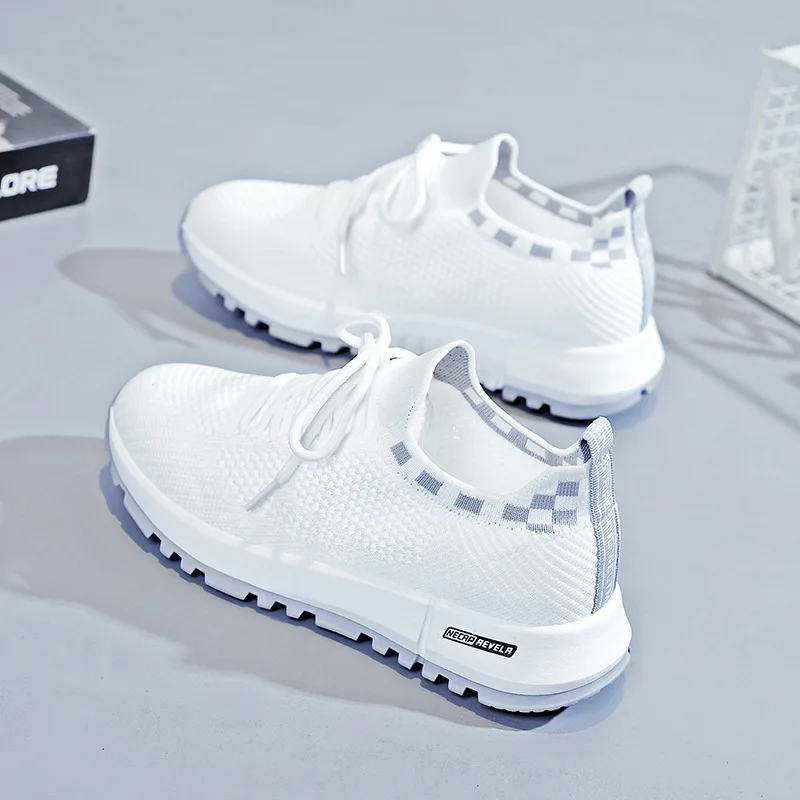 

Women Casual Shoes Ladies Sport Shoes Breathable Walking Mesh Flat Shoes Woman White Sneakers Women Tenis Feminino Female Shoes#